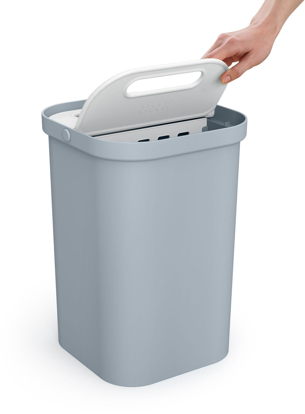 Recycleprullenbak GoRecycle blauw 2 x 7 L (14 L) met dubbel compartiment voor de keuken
