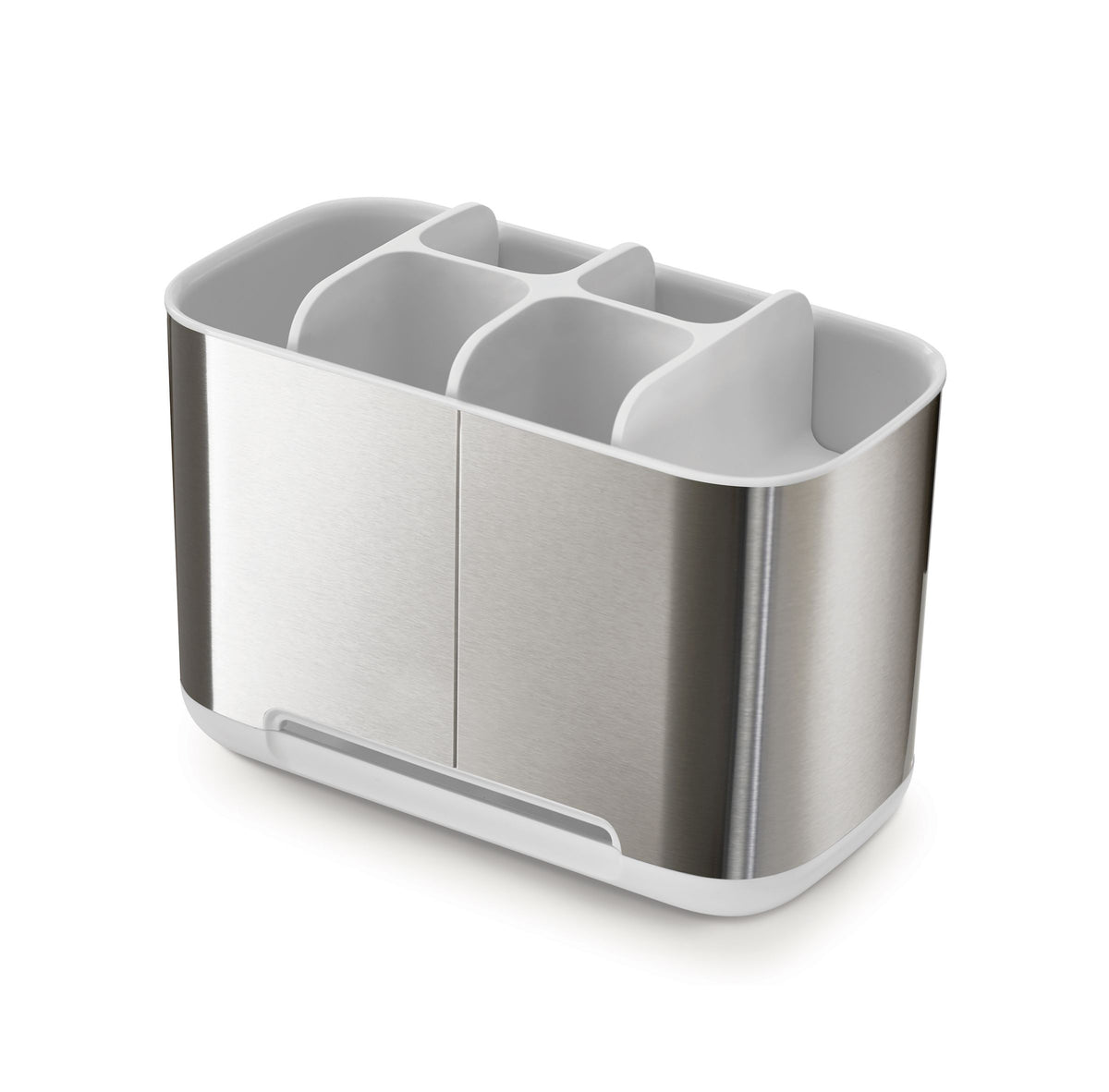 Badkameraccessoires set rvs Bathroom Beauties zilver, tandenborstelhouder en zeepdispenser, set van 2