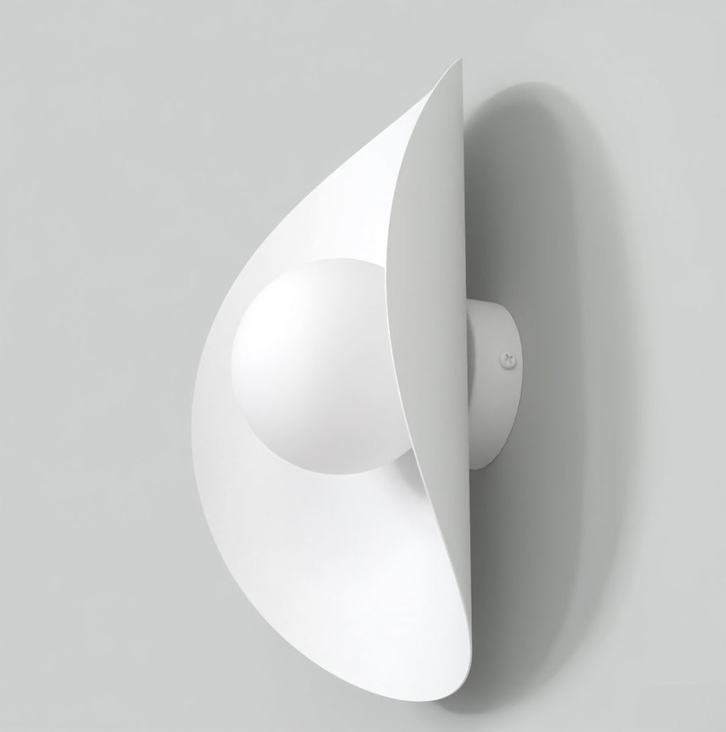 Wandlamp staal Fiero XL K1 modern wit, 1 x G9 fitting, voor gang, woonkamer en slaapkamer