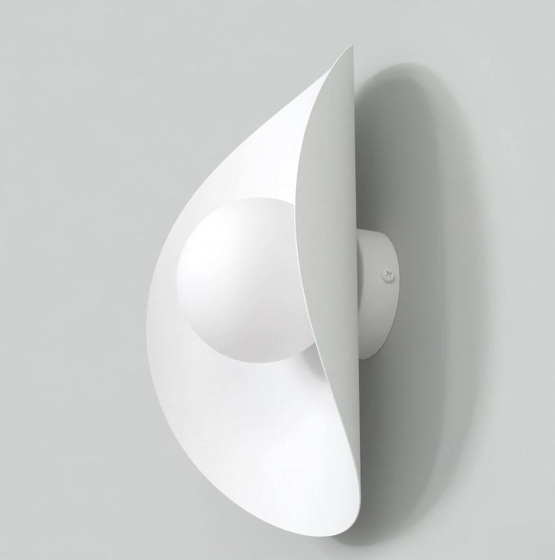 Wandlamp staal Fiero XL K1 modern wit, 1 x G9 fitting, voor gang, woonkamer en slaapkamer