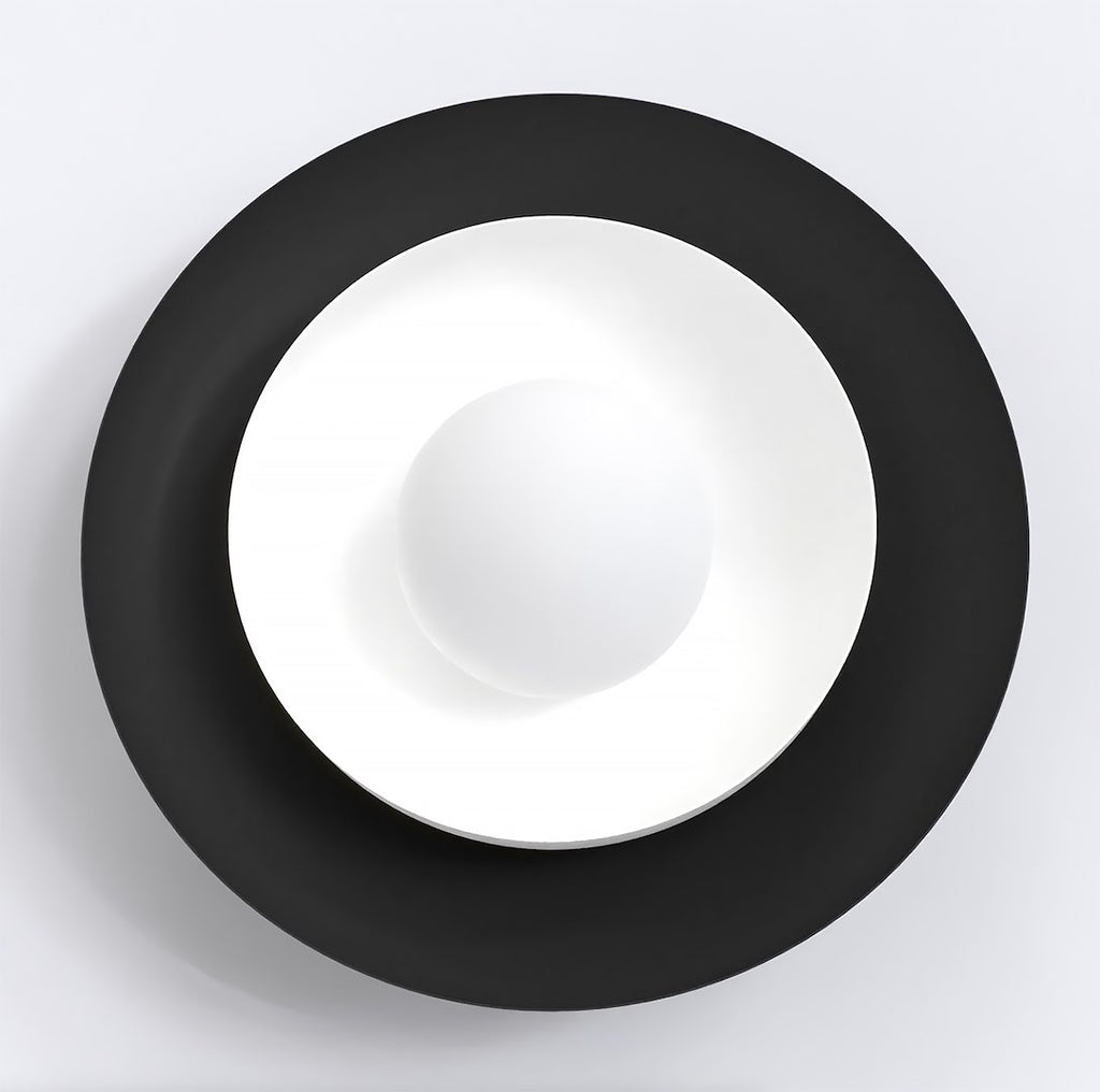 Wandlamp gepoedercoat staal Scandinavisch Poppi zwart met witte kap, G9 fitting, led max. 8 W