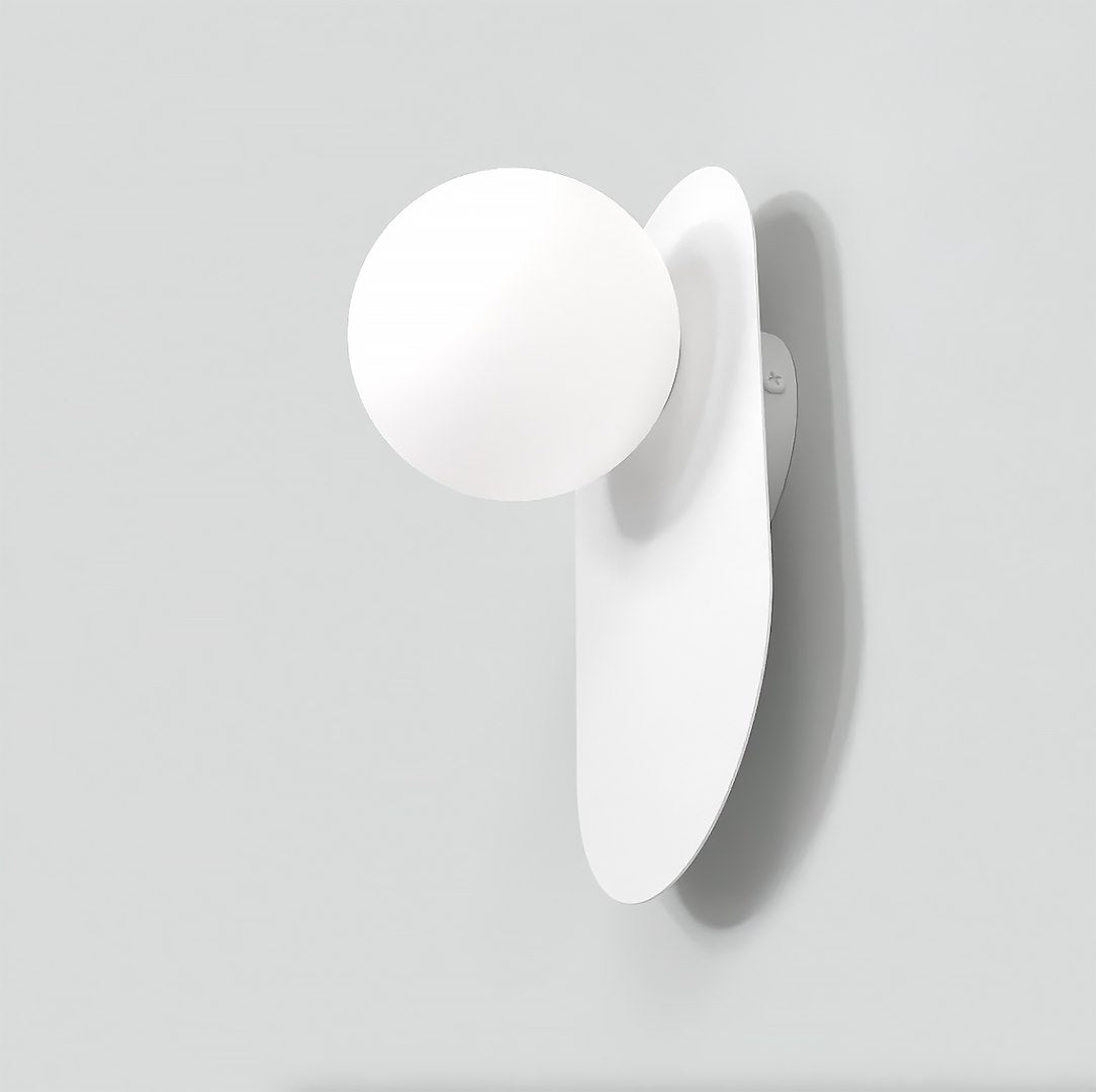 Plafondlamp gepoedercoat staal minimalistisch Viva K1 wit, lampenkap Ø 10 cm, G9-fitting