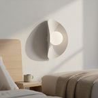 Wandlamp staal Fiero XL K1 modern wit, 1 x G9 fitting, voor gang, woonkamer en slaapkamer