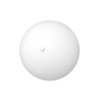 Wandlamp gepoedercoat staal Mush K2 wit, Scandinavisch, kap Ø 18 cm, voor slaapkamer, woonkamer en gang