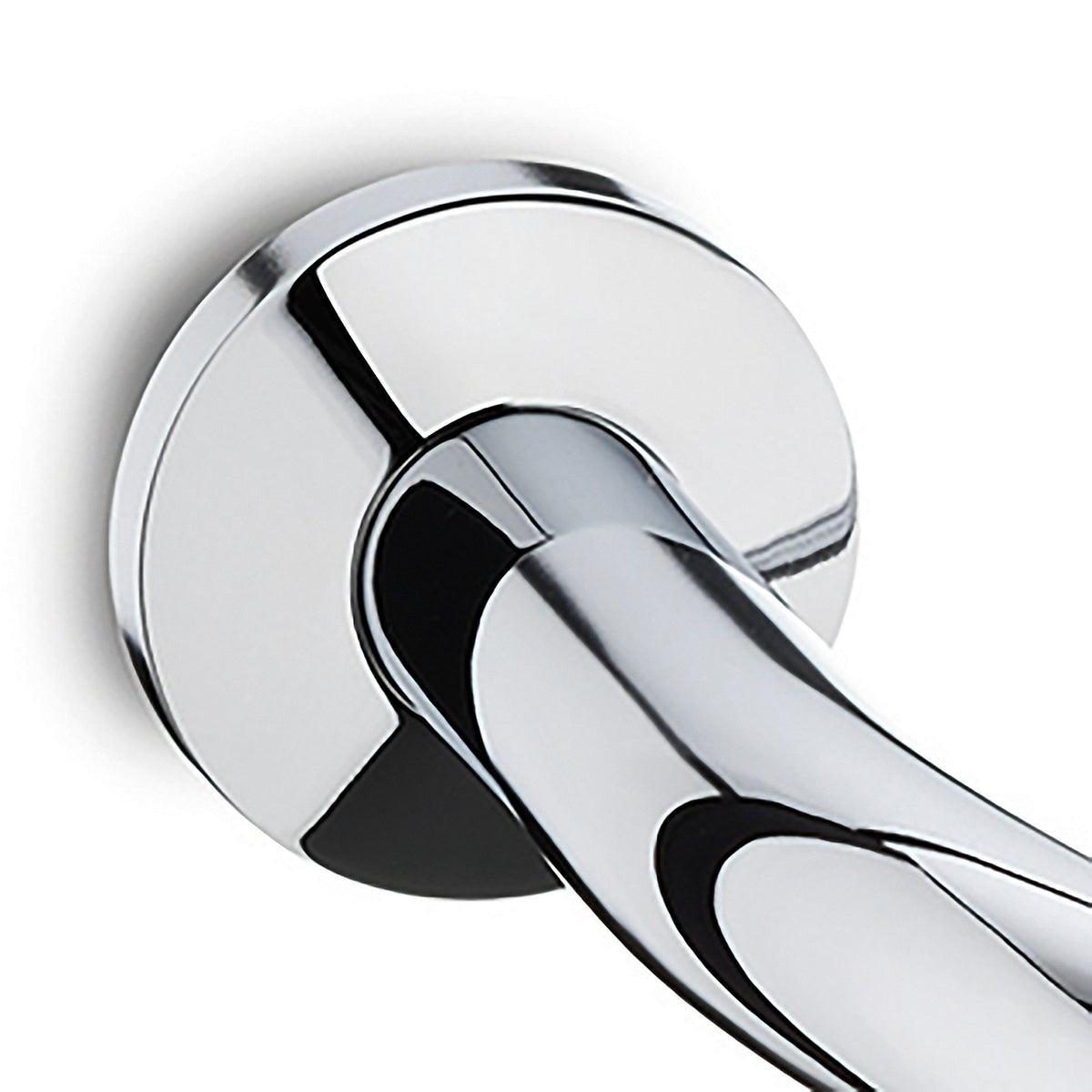 Grijpstang messing Mano zilver 49,5 x 13 x 5,5 cm voor in de badkamer