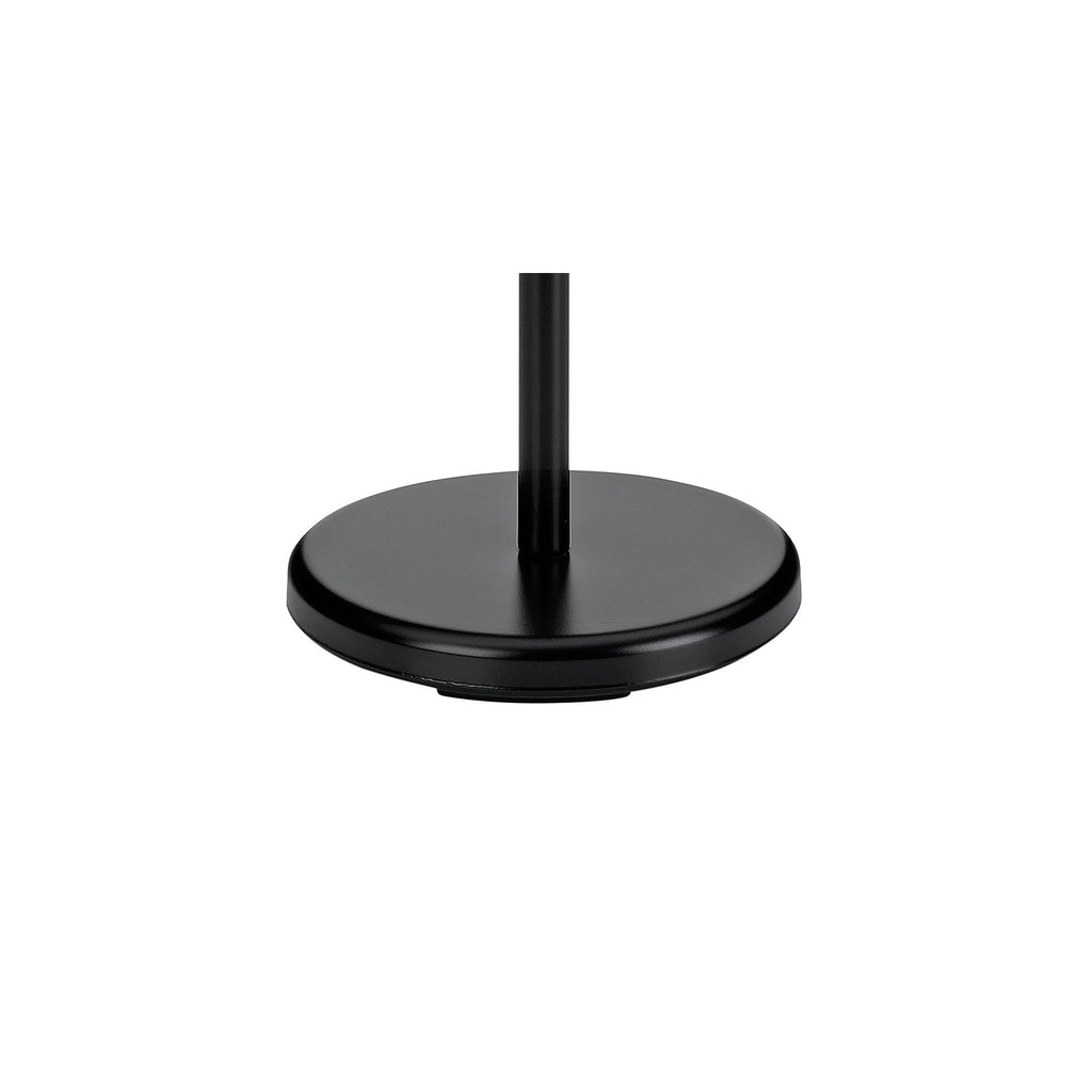 Handdoekrek staand gepoedercoat metaal Ken zwart, hoogte 88 cm, Ø 25,5 cm voor de badkamer
