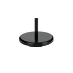 Handdoekrek staand gepoedercoat metaal Ken zwart, hoogte 88 cm, Ø 25,5 cm voor de badkamer