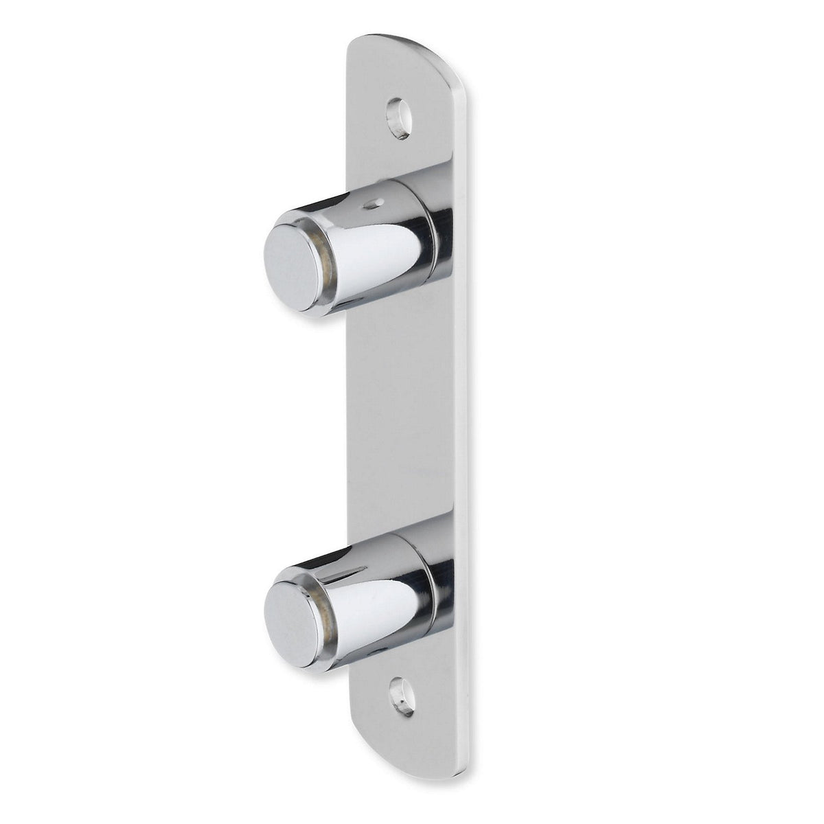 Toiletborstel roestvrij staal hoogglans Alor, met houder voor wandmontage, 45 cm hoog, badkamer