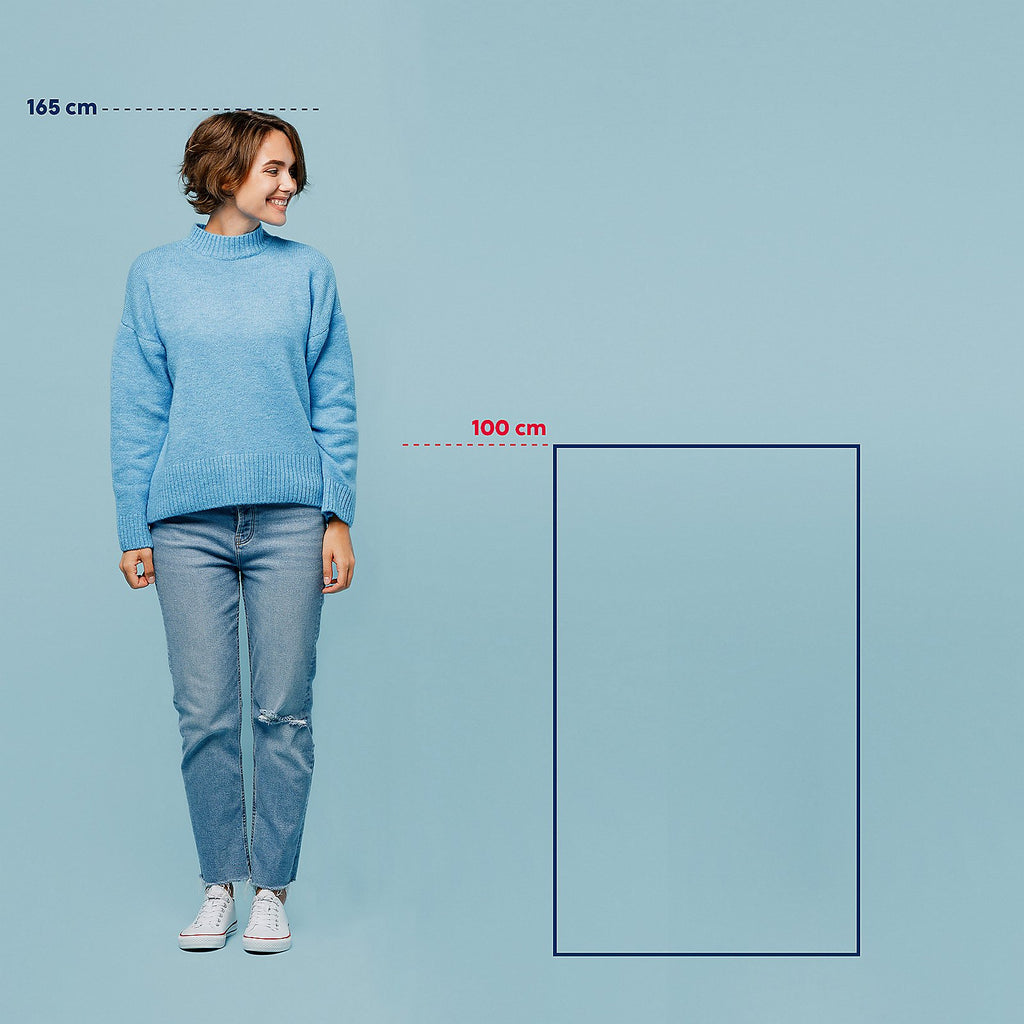 Badmat katoen Leana wit 100 x 60 cm, antislip en geschikt voor vloerverwarming