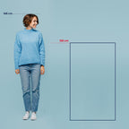 Badmat Maja steengrijs 120 x 70 cm, antislip en geschikt voor vloerverwarming