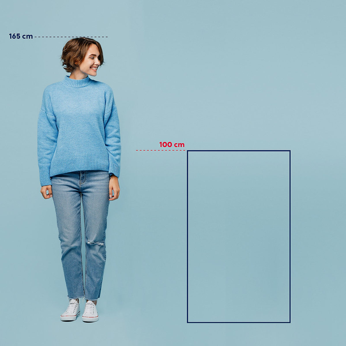 Badmat Megan zilvergrijs 100 x 60 cm, antislip onderkant en zachte pool van 16 mm