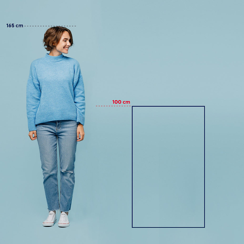 Badmat Megan terra 100 x 60 cm, zacht, antislip en machinewasbaar voor de badkamer