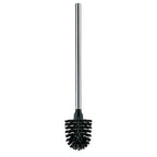 Toiletgarnituur metaal Oak zwart, met toiletborstel en toiletrolhouder, 82 cm hoog, badkamer