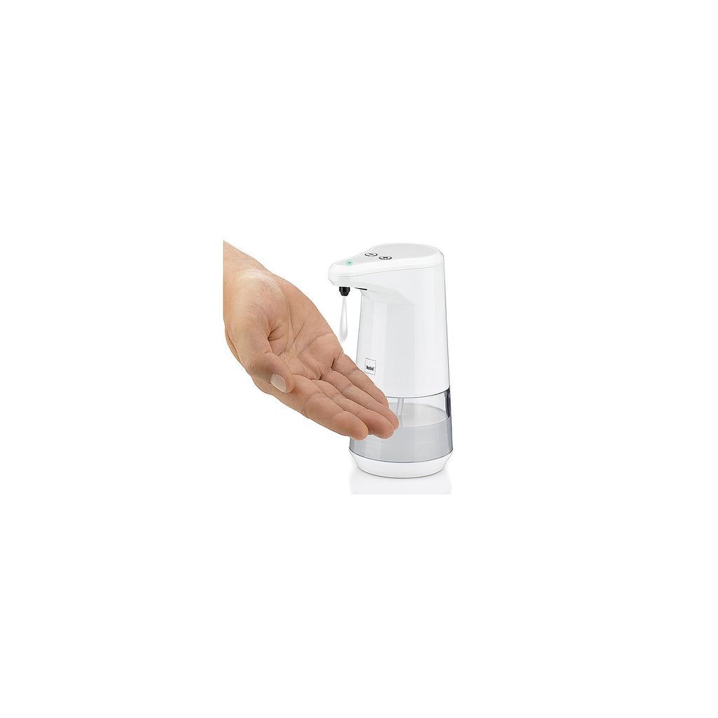 Zeepdispenser sensor contactloos wit, Aurie Comfort, 5 doseerstanden, voor badkamer en keuken