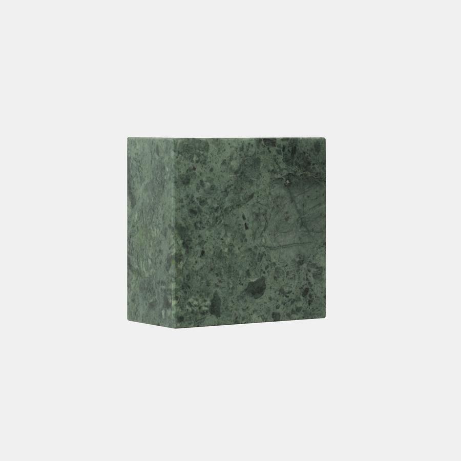Magneetblokje Monolyth groen met neodymiummagneet, slipvast, voor kantoor, werkplaats en thuis