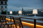 Tafellamp Light To Go draagbaar wit, met instelbare lichtsterkte voor lezen, werken of sfeerlicht