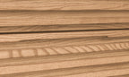 Ladekast essenhout met 5 laden, Tanner Japandi lamellenfront, flaxen naturel – 107 x 46 x 132 cm