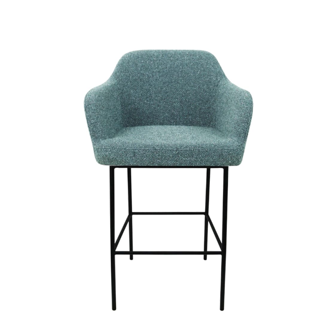 Barkruk bouclé LoLa lage zitting 78 cm, mix-en-match in meerdere kleuren, voor thuis, kantoor en horeca