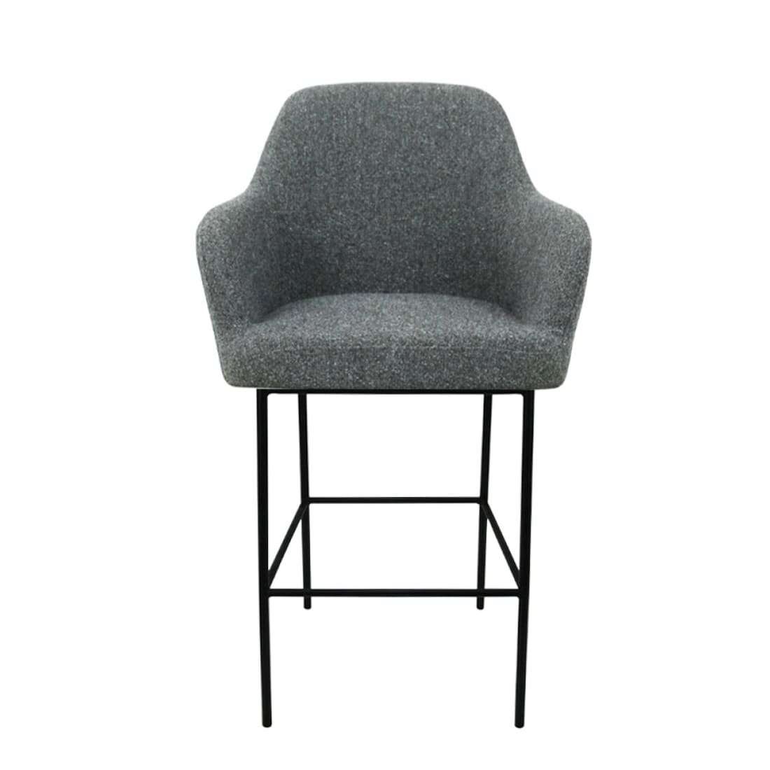 Barkruk bouclé LoLa lage zitting 78 cm, mix-en-match in meerdere kleuren, voor thuis, kantoor en horeca